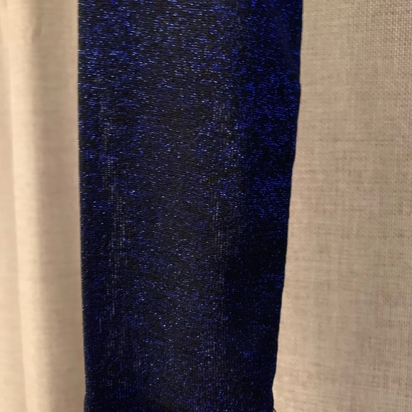 Sparkly blue long sleeved dress - Picture 6 of 6